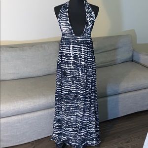 NWT Tiare Hawaii Halter Maxi Dress O/S